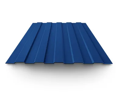 фото Профнастил окрашенный С8 0,4х1150(1200)х2000 RAL 5005 синий