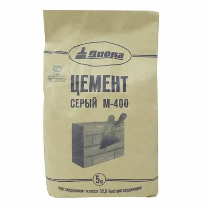 Фото №0 Цемент серый М-400 (Диола) 5 кг