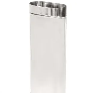 фото Труба овал моно L=500 120х240, СТАНДАРТ AISI 304, 0,8мм (ТиС)