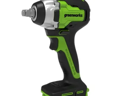 фото Гайковёрт аккумуляторный бесщеточный ударный GREENWORKS GD24IW400 (без АКБ и ЗУ)