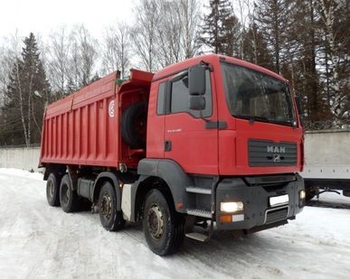 фото САМОСВАЛ MAN TGA 41.480 8х4 BB-WW с кузовом «Бецема» (БЦМ-59, 20 м3)
