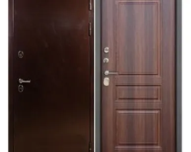 фото Входная дверь Термо Стандарт медный антик-дуб Коньяк
