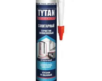 фото Герметик силиконовый Tytan Professional санитарный прозрачный (71538) 280 мл