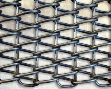 фото Сетка транспортерная Тип-8 сборная одинарная 20x3x8 мм Х20Н80-Н