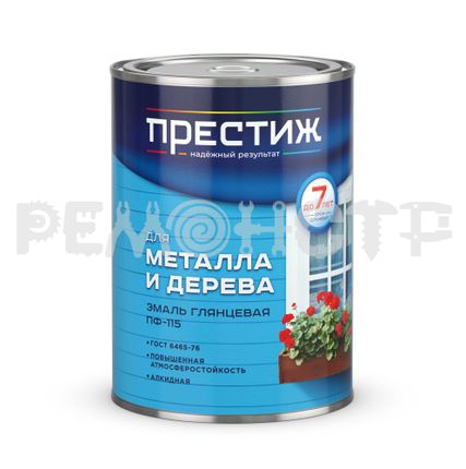Фото №0 Эмаль ПФ-115  0,9кг лимон ПРЕСТИЖ (14/700) П