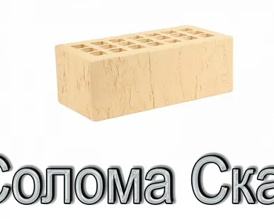 фото Кирпич КР-л-пу 250х120х88/1,4НФ/200/1,4/100 200 соломенный Скала