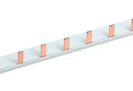 Фото №0 Шина соединительная PIN 1п 63А 12 мод. (дл.22см) ИЭК YNS21-1-063-22-12