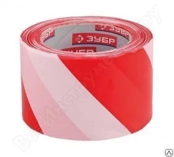 Фото №0 Лента сигнальная крано-белая 70мм*200м
