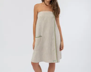 фото Килт женский WoodSon, натуральный лён (Размер 44, арт. WGK1)