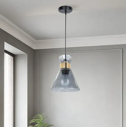 Фото №0 Светильник подвесной Brilliant light XA3338-1 Е27, черный, хром