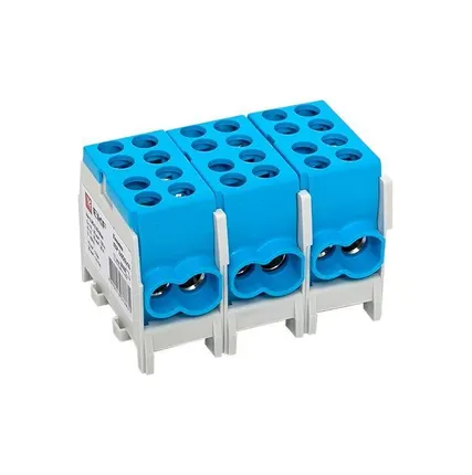 Фото №9 Клемма распределительная КСР с двойным винтом 2х25/2х16 син. PROxima EKF ksr-2.25-2.16-blue