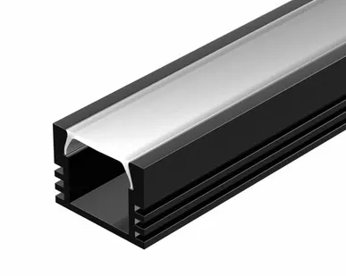 фото Профиль PDS-S-2000 ANOD Black RAL9005 (Arlight, Алюминий)