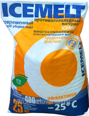 Фото №0 Противогололедный реагент ICEMELT