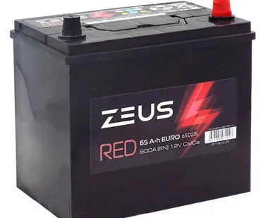 фото Аккумулятор ZEUS RED Asia 65D23L 65 Ач о.п.