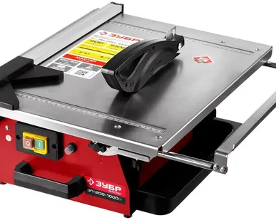 фото Плиткорез ЗУБР Мастер ЭП-200-1000Н серый/красный