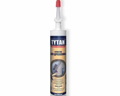фото Герметик акриловый для древесины ДУБ "TYTAN Professional" (310 мл) (12шт)