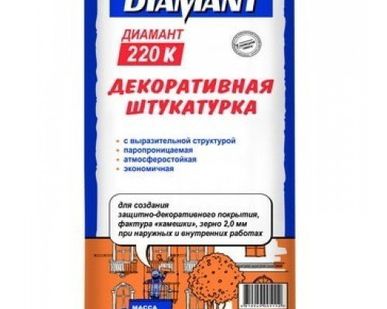 фото Диамант 220 R Декорат.штукатур.смесь цемент-извест. 25 кг.,