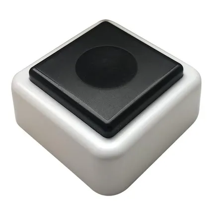 Фото №0 Кнопка звонка (выключатель для бытовых электрических звонков) Тритон ВЗ1-01 черн.