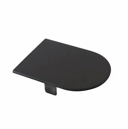 Фото №0 Накладка декоративная для скрытых петель, 120x30 мм, алюминий, черная