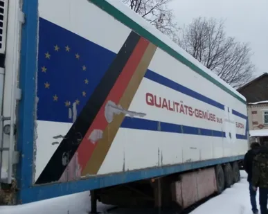 фото Продается бытовка на колесах 40 футов б/у