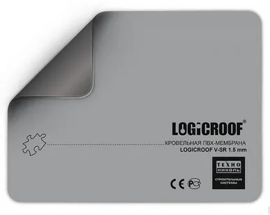 фото ПВХ мембрана Logicroof V-SR 1,5мм 1x10м серый (2шт)