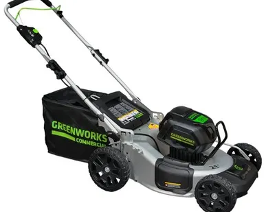 фото Газонокосилка greenworks
