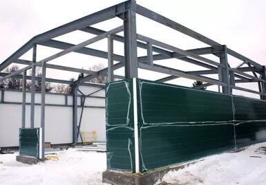 фото Монтаж металлокаркаса