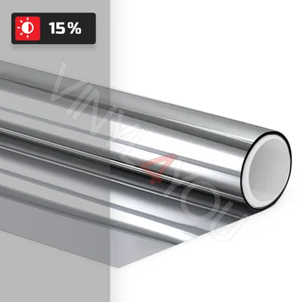 Фото №0 Зеркальная тонировочная пленка Scorpio Silver R15