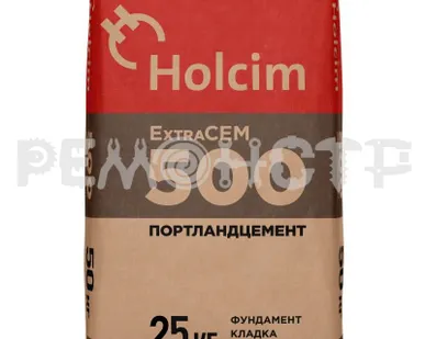 фото Портландцемент 25кг ЦЕМ II/А-И42.5Н ExtraCEM (1/56)  HOLCIM (на поддонах) П