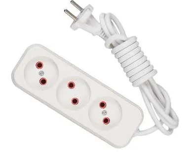 фото Удлинитель 3х2м без заземл. 10А IP20 LEZARD 720-0302-303