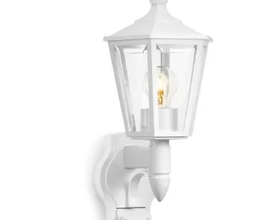 фото Светильник с датчиком движения уличный STEINEL L 15 S max 60W E27 IP44 180° white/clear (617912)