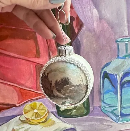 Фото №0 Елочная игрушка Wilma Krebs Design набор 4 шт Германия