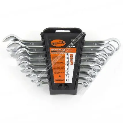 Фото №0 Набор комбинированных ключей 8 предметов АвтоДело