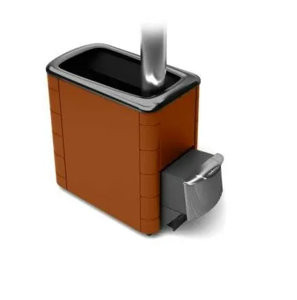 Фото №0 Печь для бани ТМФ Тунгуска XXL 2013 Inox дверца антрацит терракота