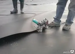 фото Монтаж геомембраны