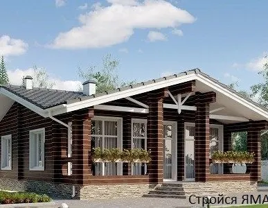 фото Каркасный дом 90.6 м2 одноэтажный