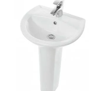 фото Раковина Sanita Аттика 55 с пьедесталом 550х475x840 мм