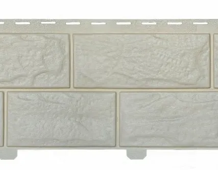 Фото №0 Формованный сайдинг Альта-Профиль Камень Вулканический цвет Перлит