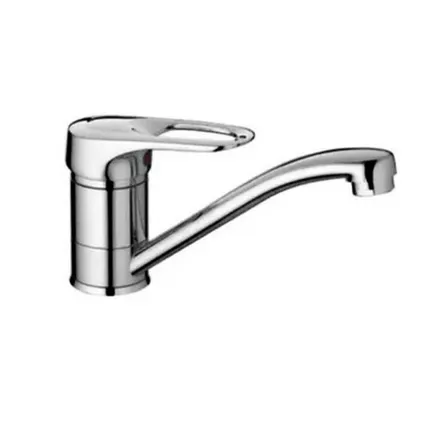 Фото №0 Смеситель для кухни 40мм, короткий излив, латунь, 2 шпильки, FRAP