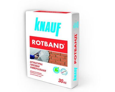 фото Штукатурка гипсовая Ротбанд 30кг KNAUF