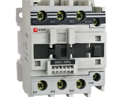 фото Контактор КМЭп малогабаритный 50А 24В DC 1NO 1NC EKF