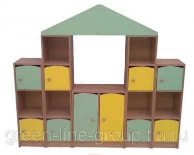 фото Стеллаж детский для игрушек