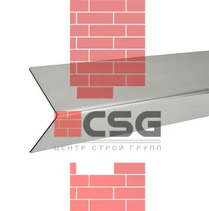 Фото №0 Уголок нержавеющий никельсодержащий 100х6, длина 6 м, марка AISI 316L