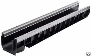 фото Лоток водоотводный Standart Plus ЛВ-10.14,5.12,пластик (усилен)