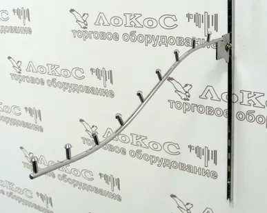 фото Кронштейн на стойку 8 шариков d=9мм, L=300мм, хром, (G525 L=300)