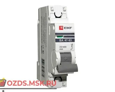 фото ЭКФ PROxima mcb4763-1-16B-pro Выкл.автомат. ВА 47-63 1P 16А (B) 4,5кА