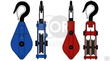 фото Блок монтажный с крюком TOR HQG(L) K1-1,0 т