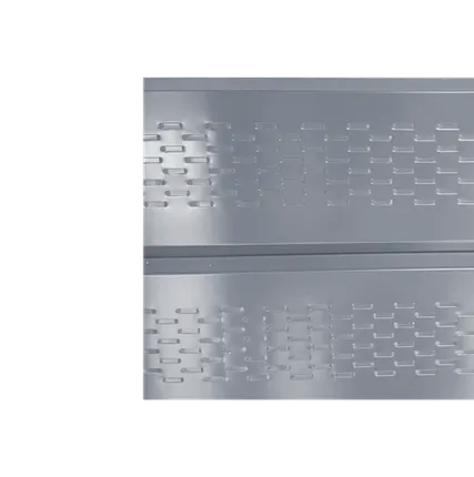 Фото №0 Сайдинг Кровля Сервис Экобрус софит Алюминево-белый 0,45 мм Полиэстер