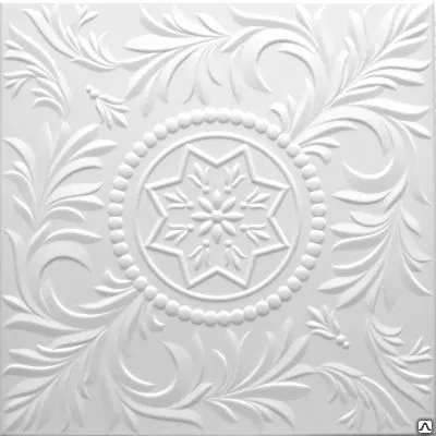 Фото №0 Плитка потолочная белая Kindecor