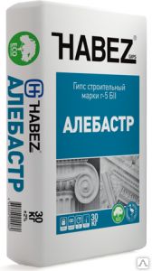 Фото №0 HABEZ Гипс строительный Алебастр, 25кг